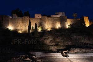 Alcazaba mit Teatro Romano - Spanien